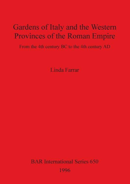 Produktbild: Gardens of Italy and the Western Provinces of the Roman Empire