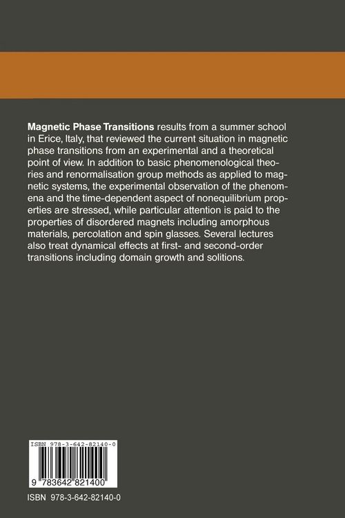Produktbild: Magnetic Phase Transitions