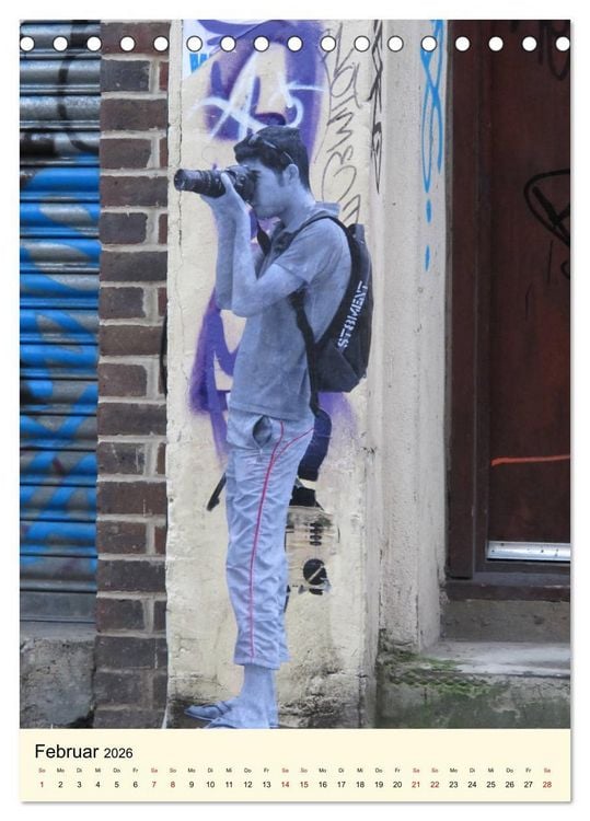 Produktbild: StreetArt London (Tischkalender 2026 DIN A5 hoch), CALVENDO Monatskalender