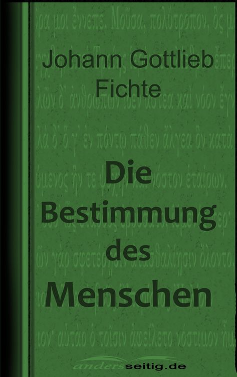 Produktbild: Die Bestimmung des Menschen