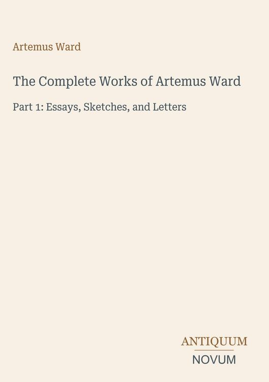 Produktbild: The Complete Works of Artemus Ward
