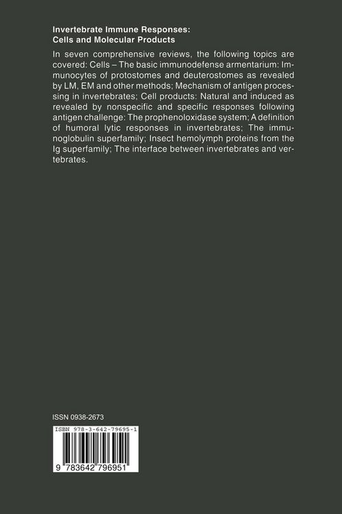 Produktbild: Invertebrate Immune Responses