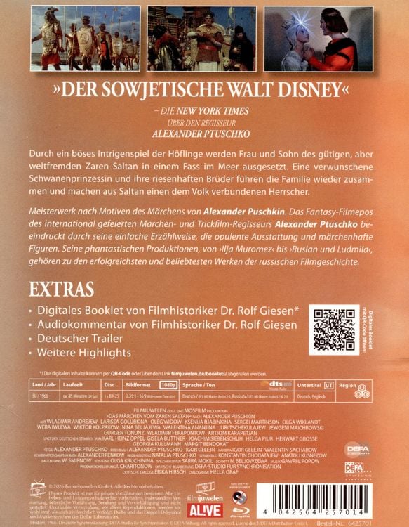 Produktbild: Das M&auml;rchen vom Zaren Saltan (DEFA Filmjuwelen)