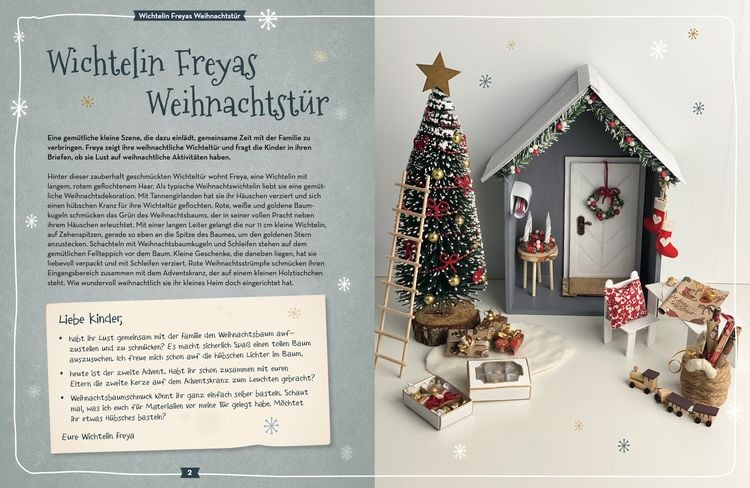 Produktbild: Weihnachtliche Wichtelt&uuml;ren. S&uuml;&szlig;e Bastelprojekte f&uuml;r zauberhaften Wichtel-Weihnachtsspa&szlig;.