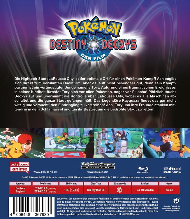 Produktbild: Pok&eacute;mon 7 - Der Film: Destiny Deoxys