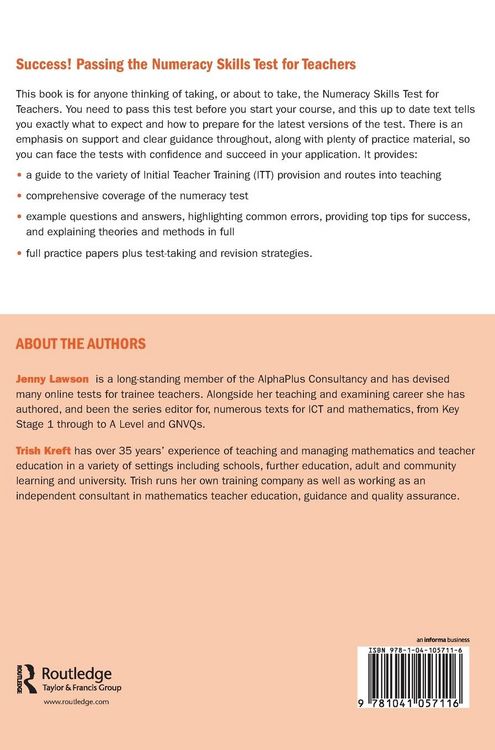 Produktbild: Success! Passing the Numeracy Skills Test for Teachers