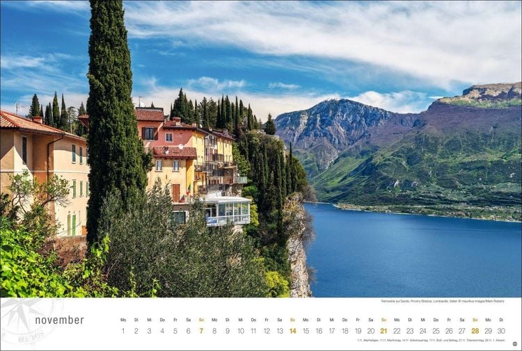 Produktbild: Gardasee Globetrotter Kalender 2027 - Von romantischen Buchten und malerischen Orten