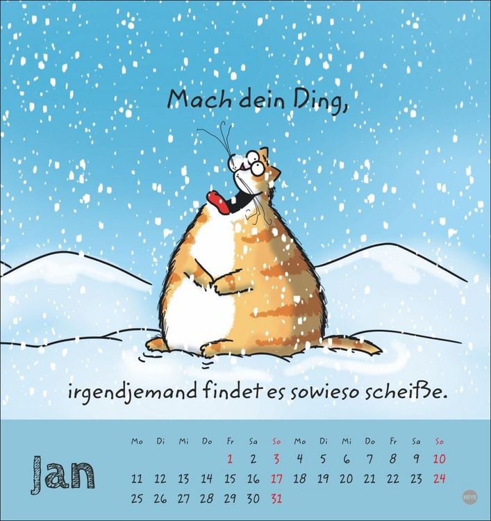 Produktbild: Catzz Postkartenkalender 2027