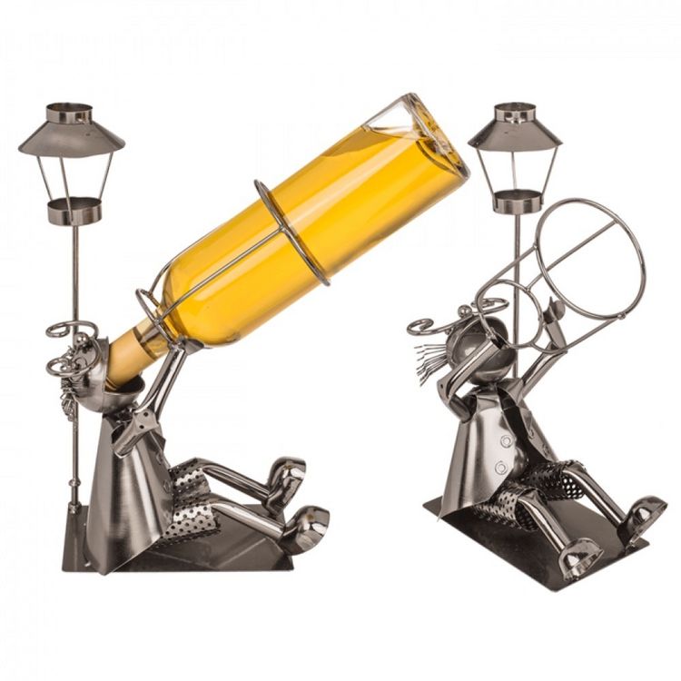 Produktbild: Metall-Flaschenhalter, Trinker,