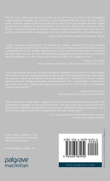 Produktbild: Adlai Stevenson's Lasting Legacy