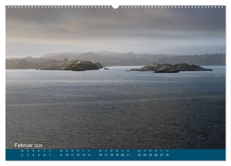 Produktbild: Norwegen atemberaubende Landschaft (Wandkalender 2026 DIN A2 quer), CALVENDO Monatskalender
