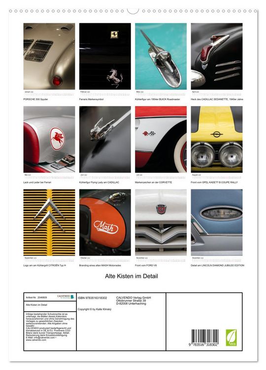 Produktbild: Alte Kisten im Detail (hochwertiger Premium Wandkalender 2026 DIN A2 hoch), Kunstdruck in Hochglanz