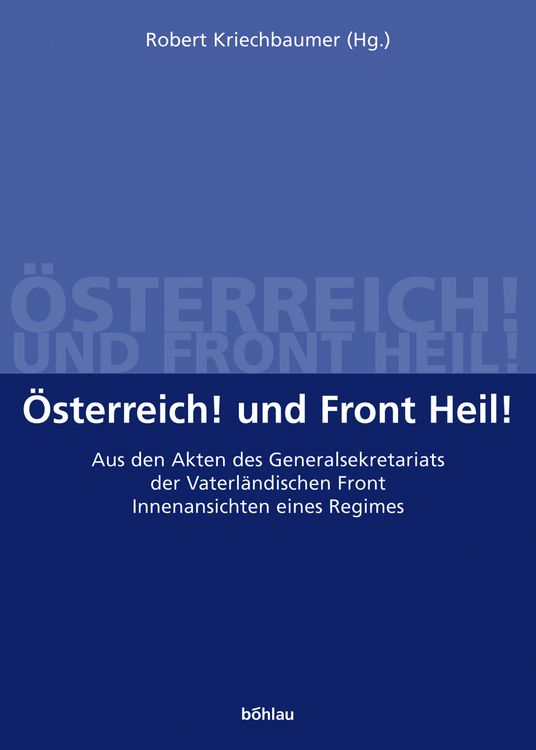 Produktbild: &Ouml;sterreich! und Front Heil!