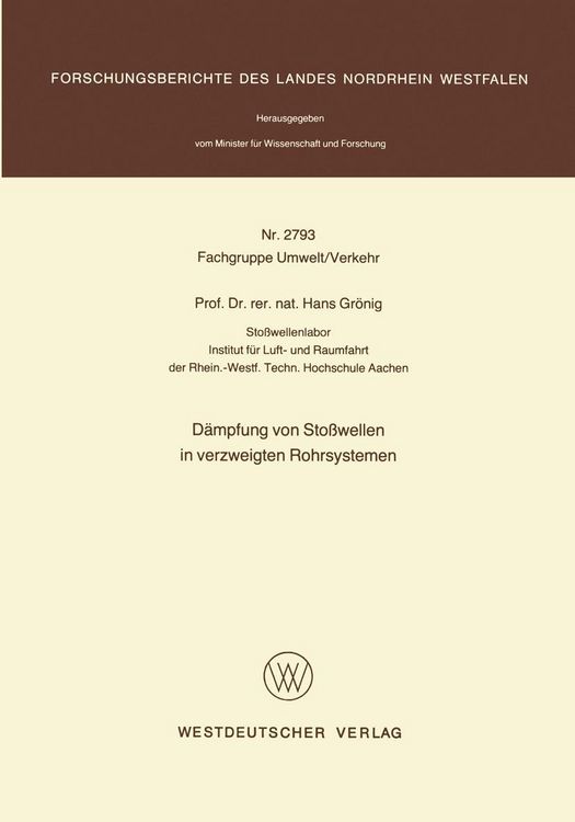 Produktbild: D&auml;mpfung von Sto&szlig;wellen in verzweigten Rohrsystemen