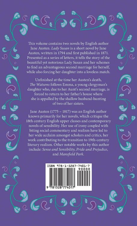 Produktbild: Lady Susan and The Watsons
