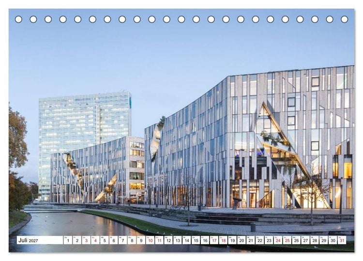 Produktbild: D&uuml;sseldorf - Momente einer Reise (Tischkalender 2027 DIN A5 quer), CALVENDO Monatskalender