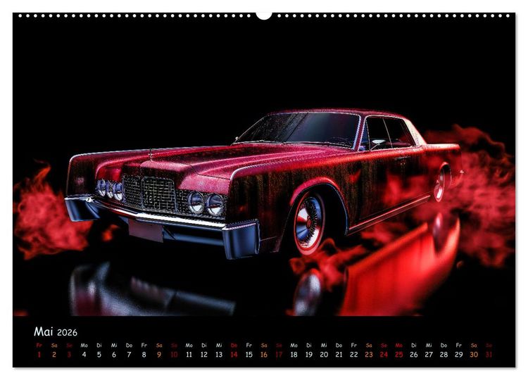Produktbild: Surreale Oldtimer (Wandkalender 2026 DIN A2 quer), CALVENDO Monatskalender