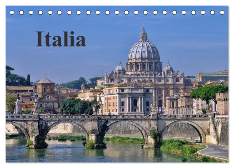Produktbild: Italia (Tischkalender 2026 DIN A5 quer), CALVENDO Monatskalender