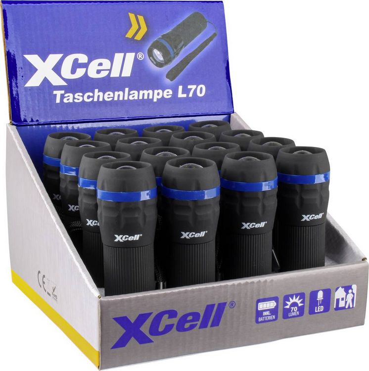 Produktbild: XCell 146363 LED Taschenlampe mit Handschlaufe 4.5h 144g