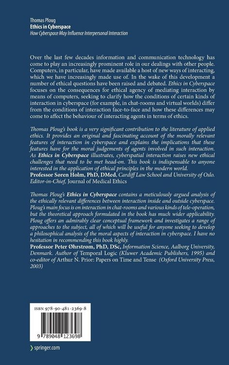 Produktbild: Ethics in Cyberspace