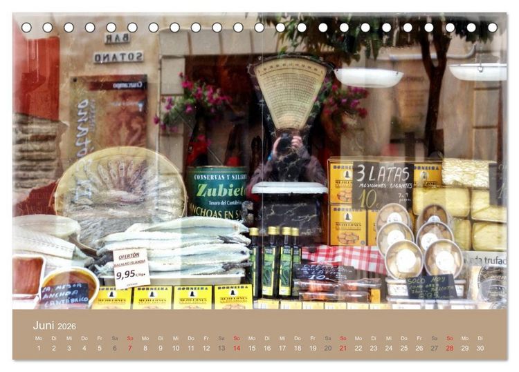 Produktbild: Spanische LebensArt (Tischkalender 2026 DIN A5 quer), CALVENDO Monatskalender