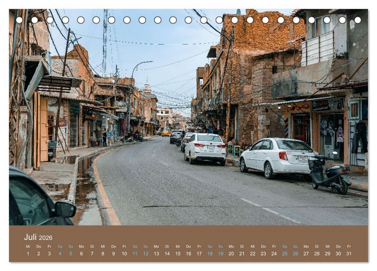 Produktbild: Irak - Zwischen Stolz und Ver&auml;nderung (Tischkalender 2026 DIN A5 quer), CALVENDO Monatskalender