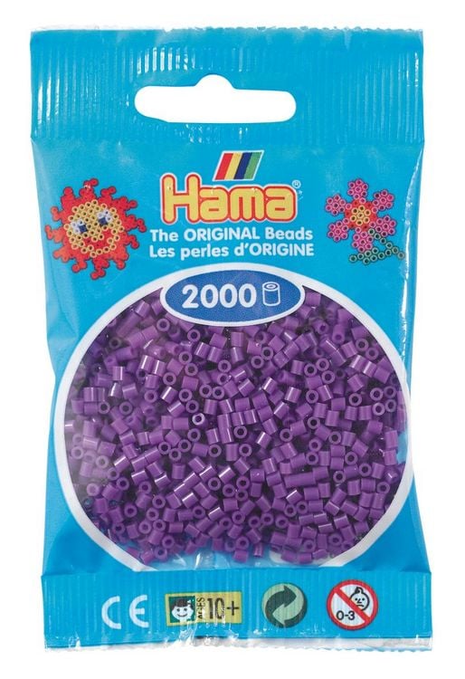 Produktbild: Mini-Perlen, 2000St. Lila