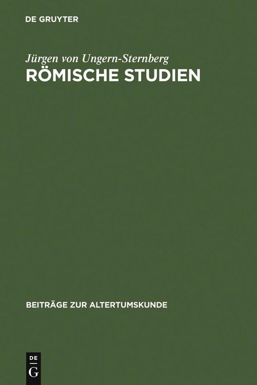 Produktbild: R&ouml;mische Studien