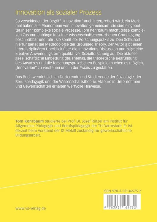 Produktbild: Innovation als sozialer Prozess