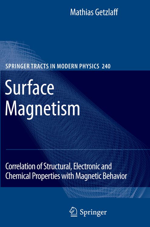 Bild vom Artikel Surface Magnetism vom Autor Mathias Getzlaff