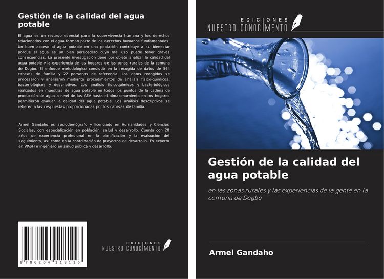 Produktbild: Gesti&oacute;n de la calidad del agua potable