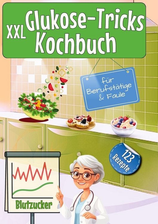 Produktbild: XXL Glukose-Tricks Kochbuch f&uuml;r Berufst&auml;tige und Faule