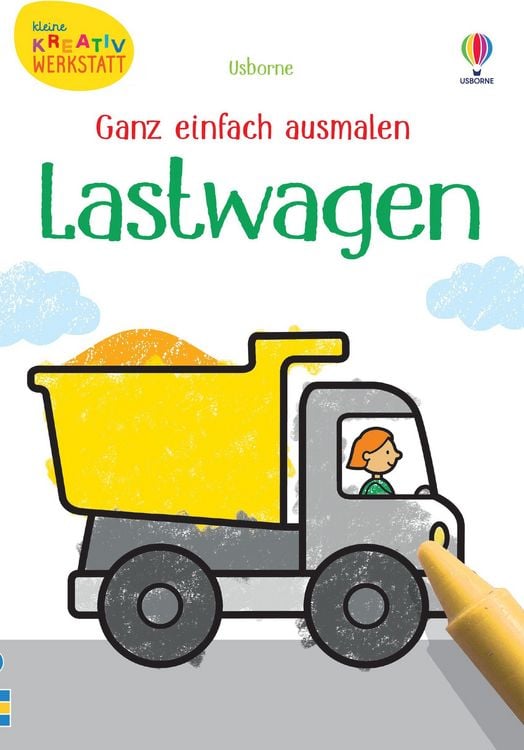 Produktbild: Kleine Kreativ-Werkstatt &ndash; Mein Ganz-einfach-Ausmalen-Koffer: Dinos, Lastwagen, Superkids