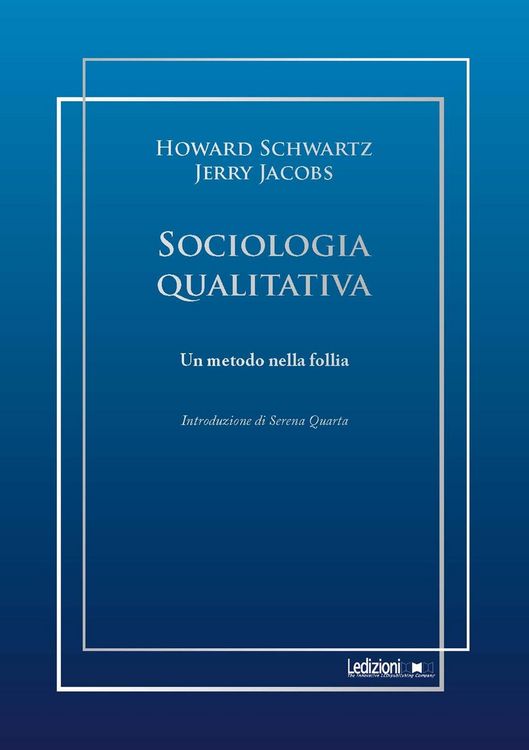 Produktbild: Sociologia qualitativa