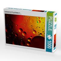 Produktbild: CALVENDO Puzzle Farbrausch mit &Ouml;l und Wasser 11 1000 Teile Lege-Gr&ouml;&szlig;e 64 x 48 cm Foto-Puzzle Bild von Veronika Rix