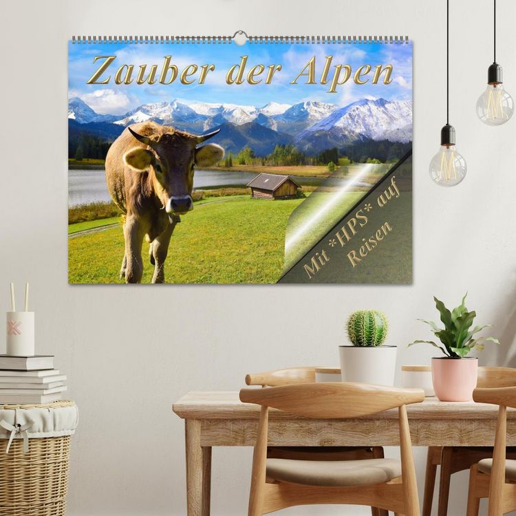 Produktbild: Zauber der Alpen (Wandkalender 2026 DIN A2 quer), CALVENDO Monatskalender