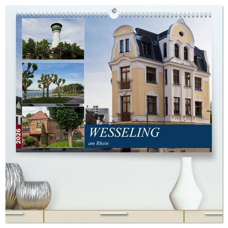 Produktbild: Wesseling am Rhein (hochwertiger Premium Wandkalender 2026 DIN A2 quer), Kunstdruck in Hochglanz
