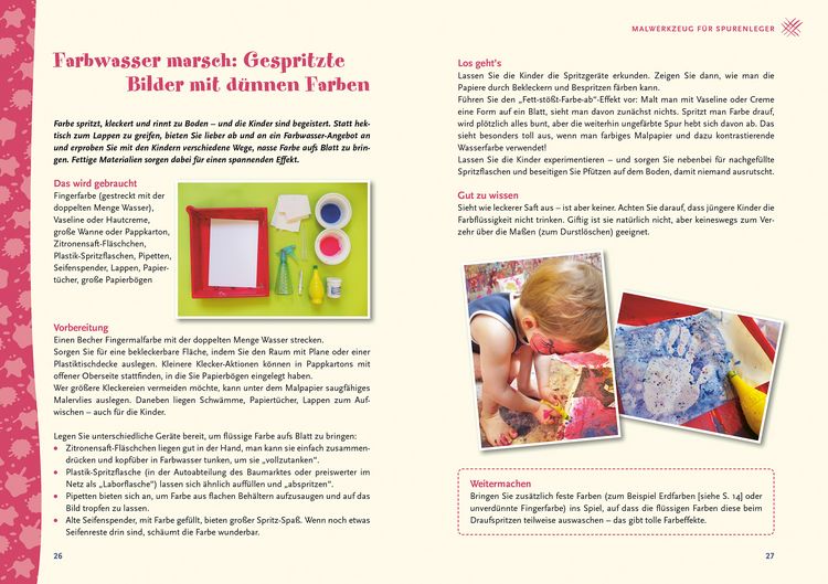 Produktbild: Spielen mit Krippenkindern: malen, matschen, kneten