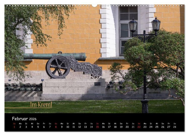 Produktbild: Von Moskau nach St. Petersburg (hochwertiger Premium Wandkalender 2026 DIN A2 quer), Kunstdruck in Hochglanz