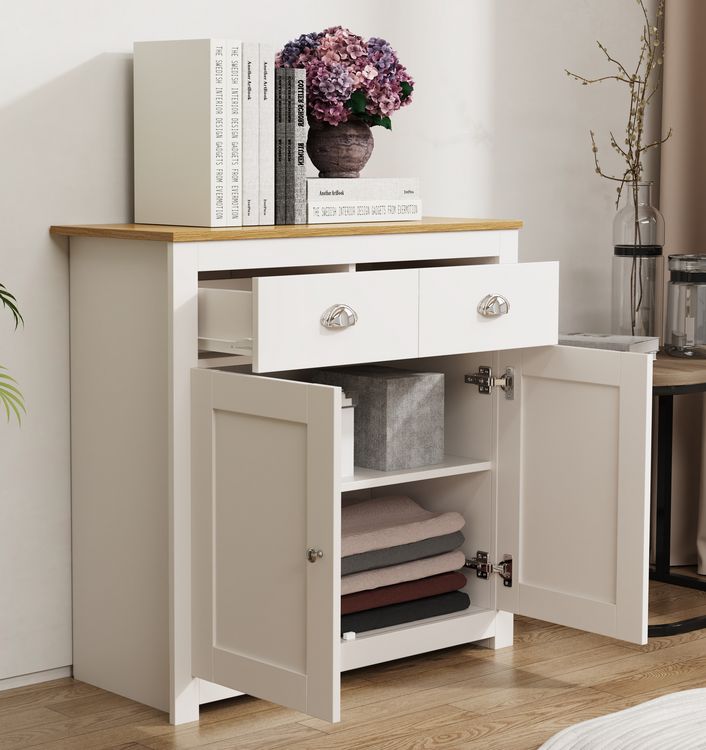 Produktbild: Holz Kommode Sideboard Schublade BalusaL