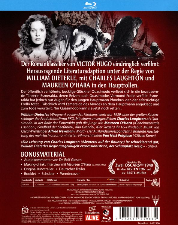 Produktbild: Der Gl&ouml;ckner von Notre Dame (Filmjuwelen)