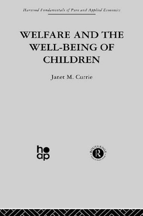 Produktbild: Welfare and the Well-Being of Children