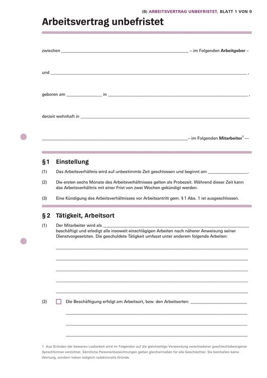 Produktbild: Arbeitsvertr&auml;ge: Das Set