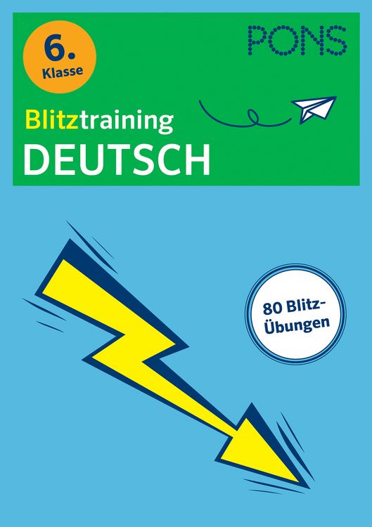 Produktbild: PONS Blitztraining Deutsch 6. Klasse