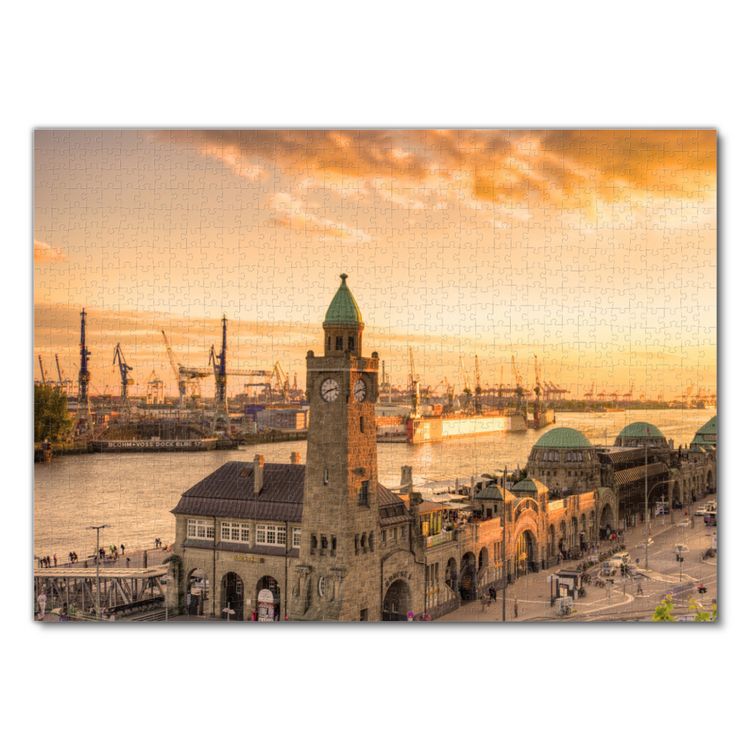 Produktbild: Lais Puzzle Hamburg Landungsbr&uuml;cken 1000 Teile
