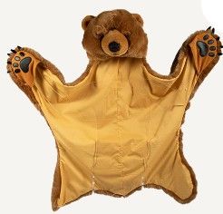 Produktbild: Wild & Soft - Pl&uuml;sch Tierkost&uuml;m B&auml;r hellbraun, Bettvorleger, Decke