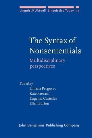 Produktbild: Syntax of Nonsententials
