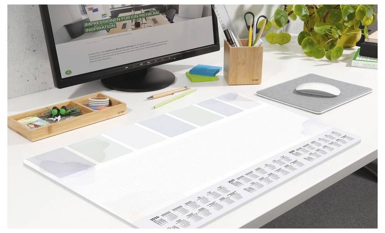 Produktbild: Sigel H6312 Schreibunterlage Papier Wochenplan kariert (B x H) 59.50 cm x 41 cm 2026, 2027, 2028 30 Blatt
