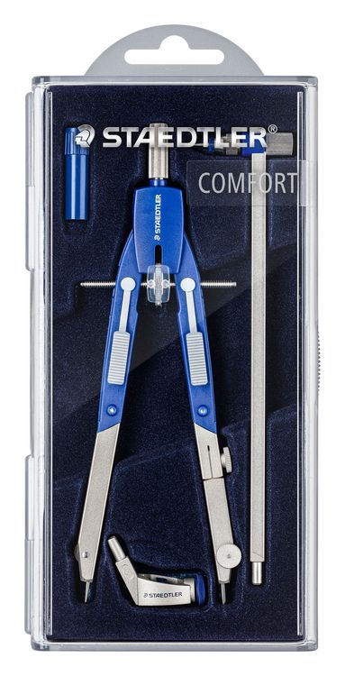 Produktbild: STAEDTLER Schnellverstell-Zirkel Mars&reg; Comfort + Verl&auml;ngerung