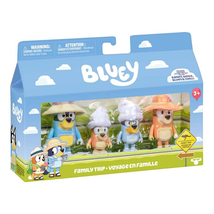 Produktbild: Moose: BLUEY 4-Pack - Familie Heeler auf Reisen